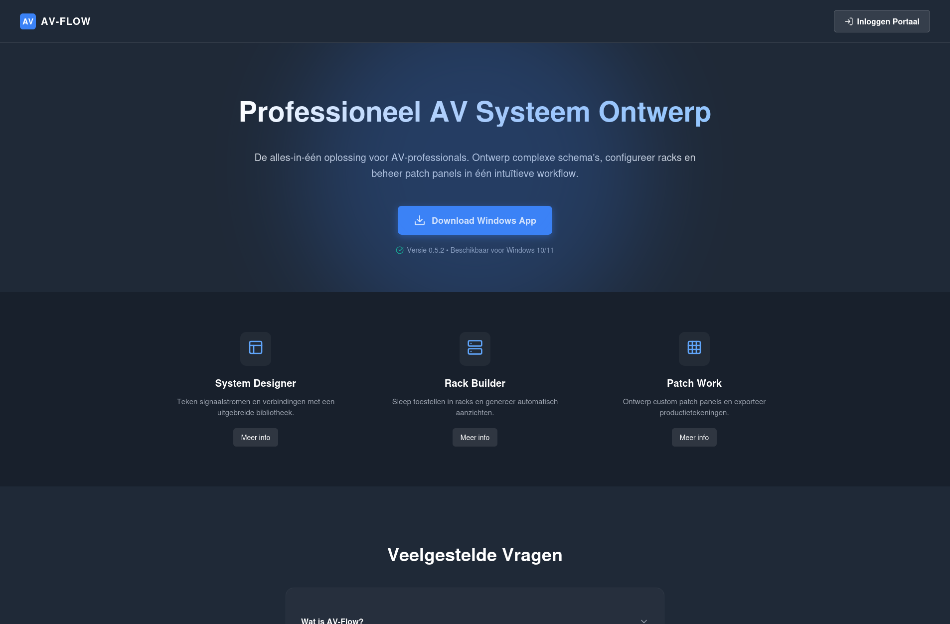 Applicatie AV-Flow